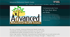 Desktop Screenshot of advancedbehavioralhealthcenter.com