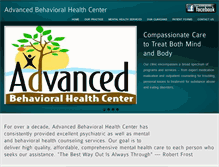 Tablet Screenshot of advancedbehavioralhealthcenter.com